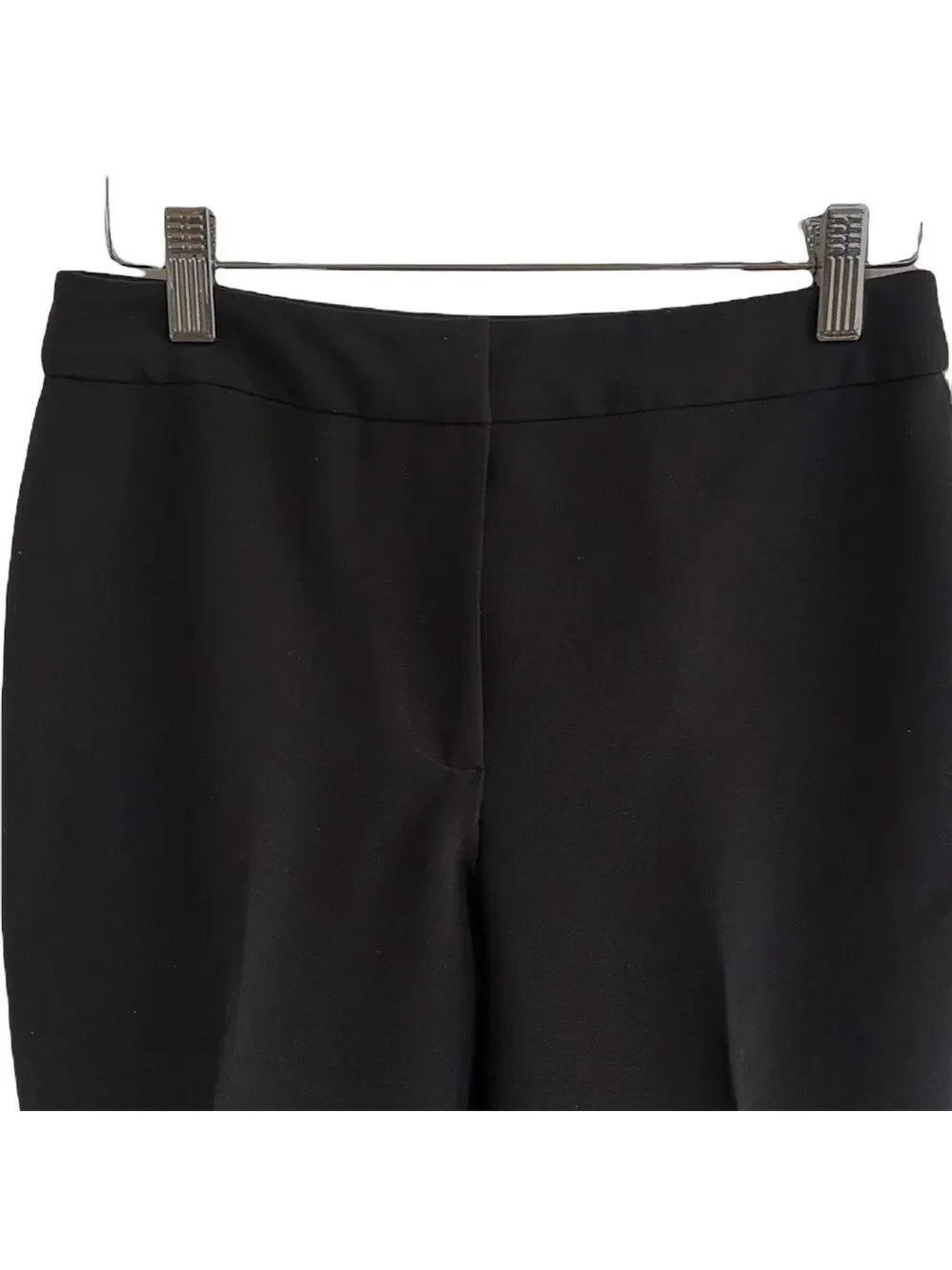 Kate Spade Stretch Cropped flare leg Dress Pants SZ 2 Black